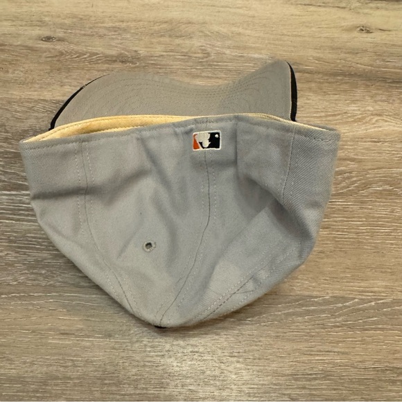 Vintage Baltimore Orioles New Era Pro Model 5950 Fitted Hat Gray USA Made 7 1/2 - Picture 3 of 12